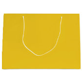 Mustard Large Gift Bag - Single Color Design Große Geschenktüte (Vorderseite)