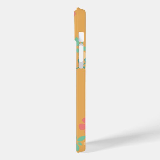 Mustard Retro Daisy Bouquet Case-Mate iPhone Hülle (Rückseite / Links)