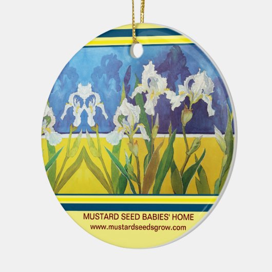 MUSTARD SÄDEN WACHSEN - ORNATION DURCH PERRY RITCH KERAMIK ORNAMENT (Links)