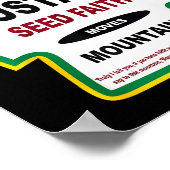 Mustard Seed Faith Matthew 17_20 Christian Condime Poster (Ecke)