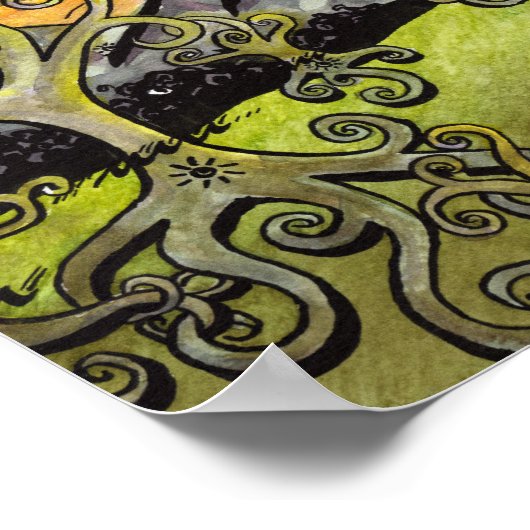 Mustard Seeds Poster Print (Ecke)