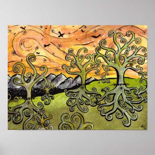 Mustard Seeds Poster Print (Vorne)