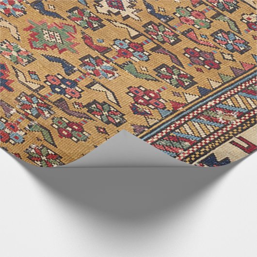 Mustard Südwestlich Verziert Geschenkpapier (Ecke)