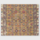 Mustard Südwestlich Verziert Geschenkpapier (Flach)