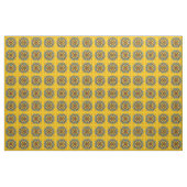 Mustard Viktorianisch Tile Design Stoff (Yard (91,4 cm))