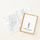 Mustard White Balloon Whisky-Notebook Notizblock (Innenseite)