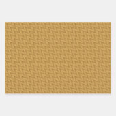 Mustard Yellow Abstraktes Musterpapier Geschenkpapier Set (Vorderseite 3)