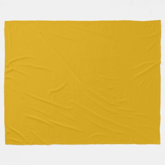 Mustard Yellow Fleecedecke (Vorderseite (Horizontal))