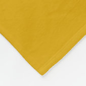 Mustard Yellow Fleecedecke (Ecke)