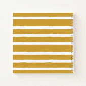 Mustard Yellow Foto Collage 8 Pics Family Rezepte Notizblock (Rückseite)