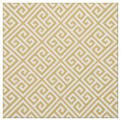 Mustard Yellow Greece Schlüsselmuster Stoff (Muster)