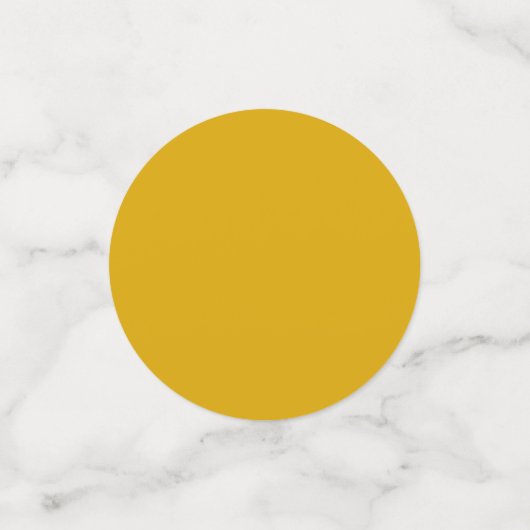 Mustard Yellow Konfetti (Klein Vorderseite)