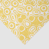 Mustard Yellow Mandala Pattern Seidenpapier (Detail)