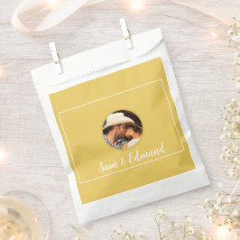 Mustard Yellow Minimalistisch - Foto - Dankeschön- Geschenktütchen