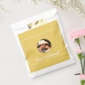 Mustard Yellow Minimalistisch - Foto - Dankeschön- Geschenktütchen (Versiegelt)