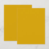 Mustard Yellow Mitteilungskarte (Vorne/Hinten)