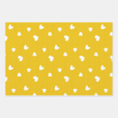 Mustard Yellow Modern Trendy Geschenkpapier Set (Vorderseite 3)