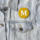 Mustard Yellow Solid Color Button (Beispiel)