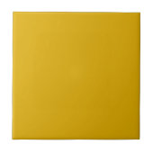 Mustard Yellow Solid Color Fliese (Vorderseite)