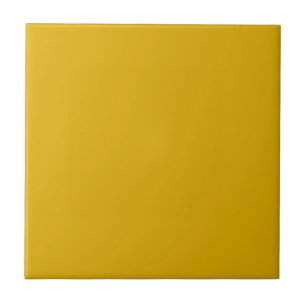 Mustard Yellow Solid Color Fliese