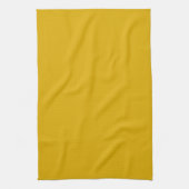 Mustard Yellow Solid Color Geschirrtuch (Vertikal)