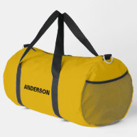 Mustard Yellow Solid Color Individuelle Name