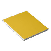 Mustard Yellow Solid Color Notizblock (angewinkelt)