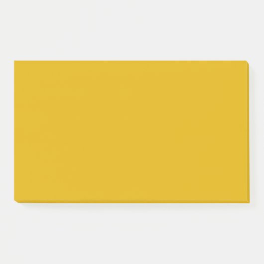 Mustard Yellow Solid Color Post-it Klebezettel (Vorderseite)