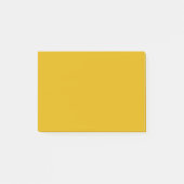 Mustard Yellow Solid Color Post-it Klebezettel (Vorderseite)