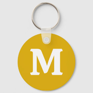 Mustard Yellow Solid Color Schlüsselanhänger