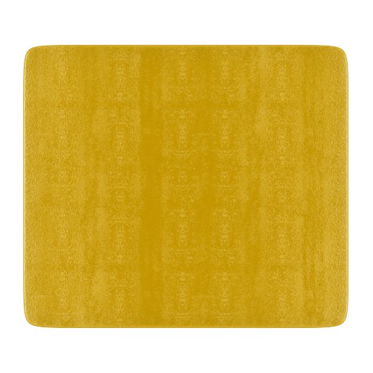 Mustard Yellow Solid Color Schneidebrett (Vorderseite)