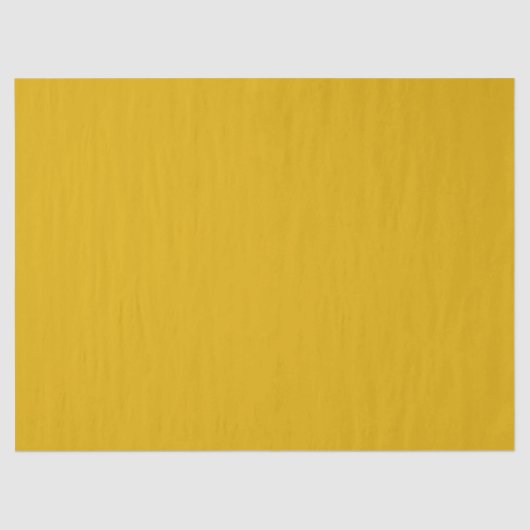 Mustard Yellow Solid Color Seidenpapier (Vorderseite)