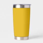 Mustard Yellow Solid Color Thermobecher (Links)