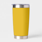 Mustard Yellow Solid Color Thermobecher (Rechts)