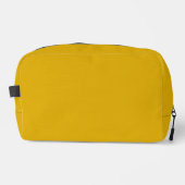 Mustard Yellow Solid Color Waschbeutel (Vorderseite)