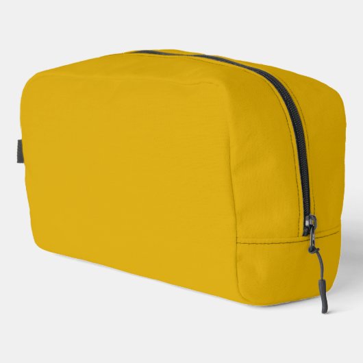 Mustard Yellow Solid Color Waschbeutel (Rechte Ecke)