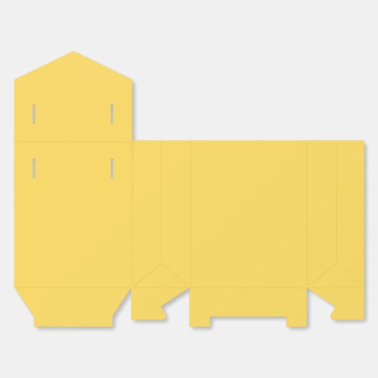 Mustard Yellow Tent Fevor Box für Party Geschenke Geschenkschachtel (Ungefaltet)