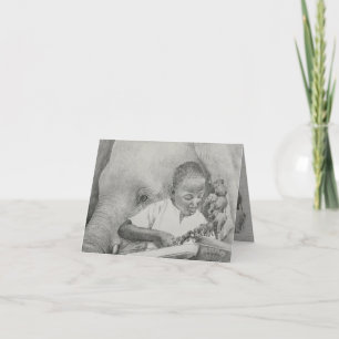 MUSTARDSAATEN WACHSEN - NOTE CARD VON KATHY MORROW DANKESKARTE