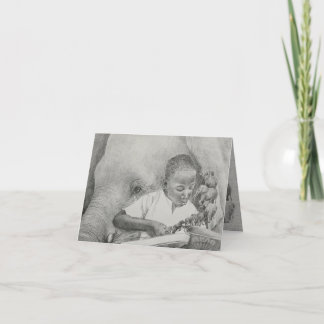 MUSTARDSAATEN WACHSEN - NOTE CARD VON KATHY MORROW DANKESKARTE