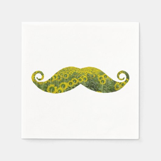 Mustcahes Cocktail Paper Napkins Serviette (Vorderseite)