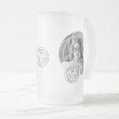 Musteleila mattierte Tasse (VorderseiteRechts)