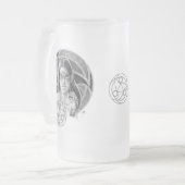 Musteleila mattierte Tasse (Vorderseite Links)