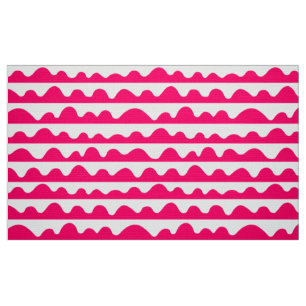 Muster 020815 - Neon Red and White Stoff