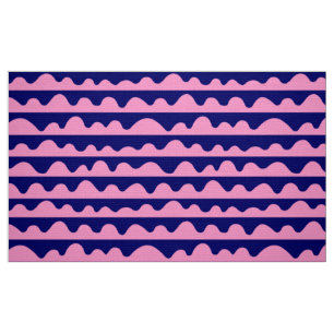 Muster 020815 - Rosa und Tiefe Marine Stoff