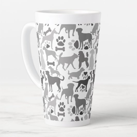 Muster 03.b für Hunde und Pfoten Milchtasse (Linke Ecke)