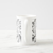 Muster 03.b für Hunde und Pfoten Porzellantasse (Rückseite)