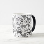 Muster 03.b für Hunde und Pfoten Verwandlungstasse (VorderseiteRechts)