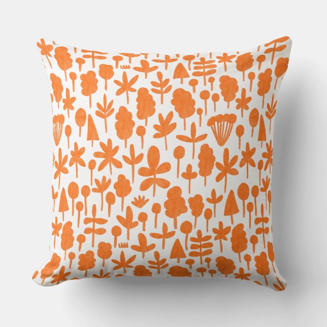 Muster 051017 - Texturiert - Orange Kissen (Vorderseite)