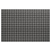 Muster 061214 - Weiß auf Schwarz Stoff (Yard (91,4 cm))