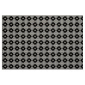 Muster 061214 - Weiß auf Schwarz Stoff (Fat Quarter (45,7 x 55,9 cm))